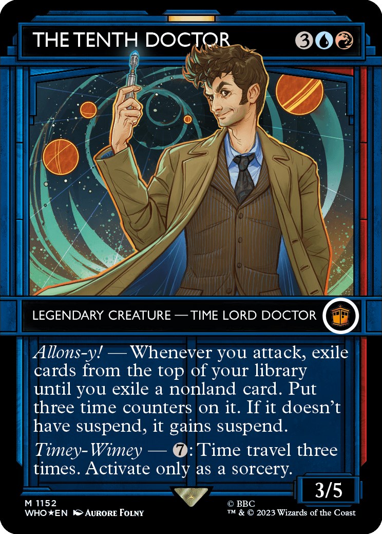 The Tenth Doctor (Showcase) (Surge Foil) [Doctor Who] | Pegasus Games WI