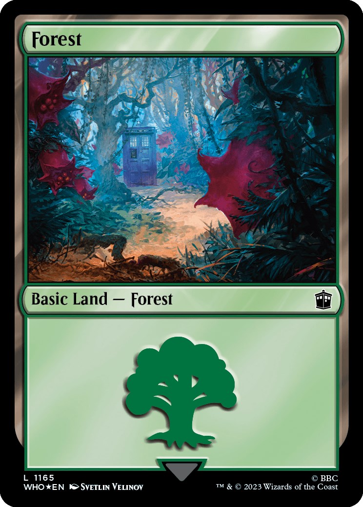 Forest (1165) (Surge Foil) [Doctor Who] | Pegasus Games WI