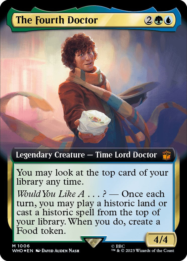 The Fourth Doctor (Extended Art) (Surge Foil) [Doctor Who] | Pegasus Games WI