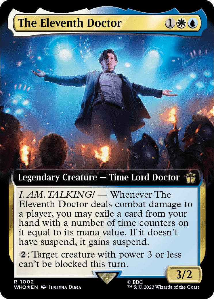The Eleventh Doctor (Extended Art) (Surge Foil) [Doctor Who] | Pegasus Games WI