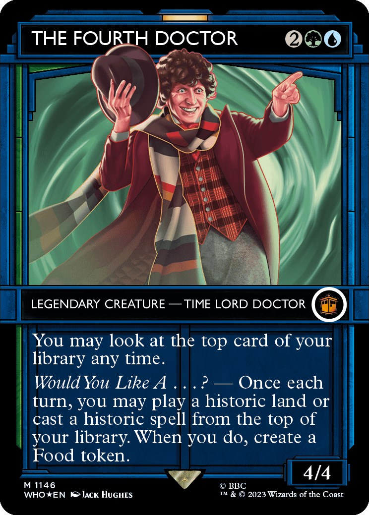 The Fourth Doctor (Showcase) (Surge Foil) [Doctor Who] | Pegasus Games WI