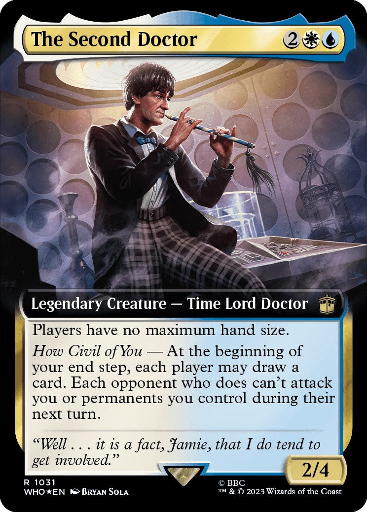 The Second Doctor (Extended Art) (Surge Foil) [Doctor Who] | Pegasus Games WI