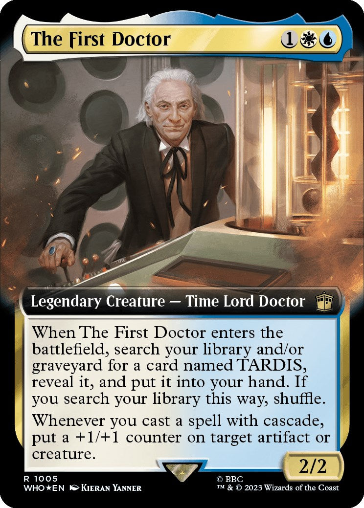 The First Doctor (Extended Art) (Surge Foil) [Doctor Who] | Pegasus Games WI