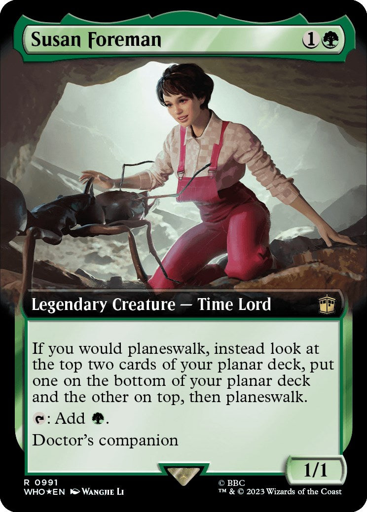 Susan Foreman (Extended Art) (Surge Foil) [Doctor Who] | Pegasus Games WI