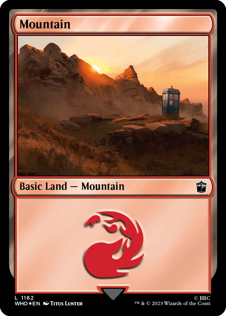Mountain (1162) (Surge Foil) [Doctor Who] | Pegasus Games WI