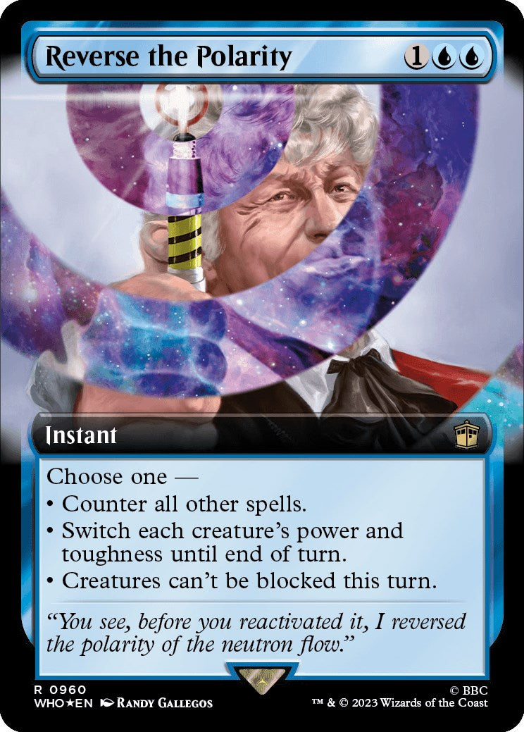 Reverse the Polarity (Extended Art) (Surge Foil) [Doctor Who] | Pegasus Games WI