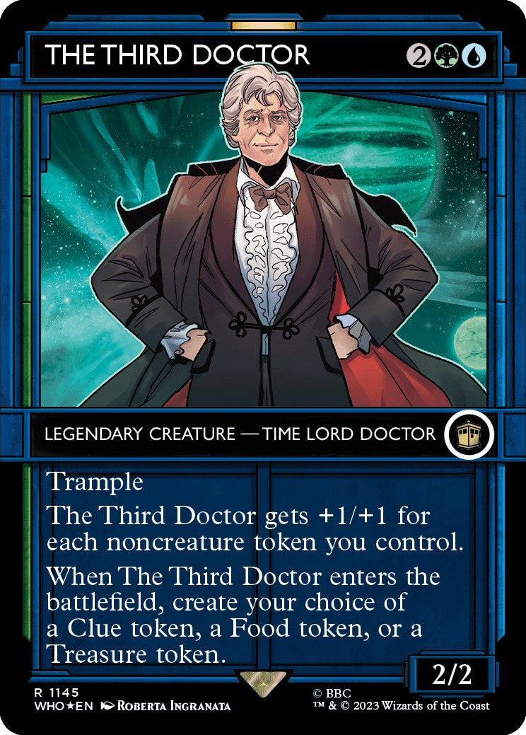 The Third Doctor (Showcase) (Surge Foil) [Doctor Who] | Pegasus Games WI