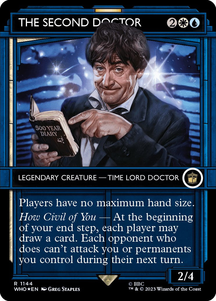 The Second Doctor (Showcase) (Surge Foil) [Doctor Who] | Pegasus Games WI