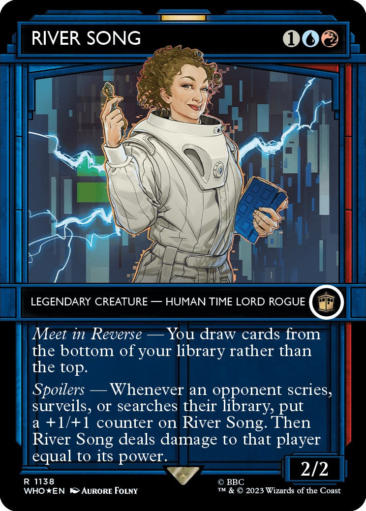 RIVER SONG (Showcase) (Surge Foil) [Doctor Who] | Pegasus Games WI