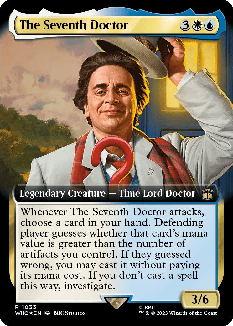 The Seventh Doctor (Extended Art) (Surge Foil) [Doctor Who] | Pegasus Games WI