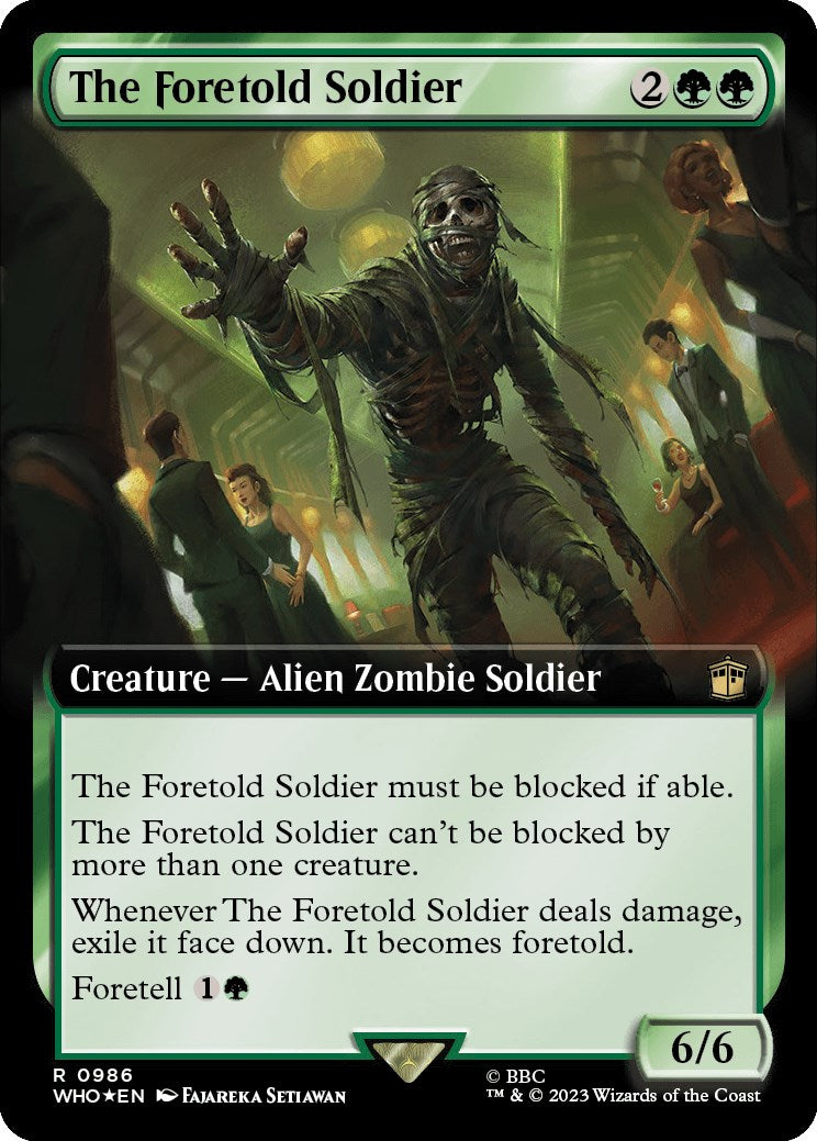The Foretold Soldier (Extended Art) (Surge Foil) [Doctor Who] | Pegasus Games WI