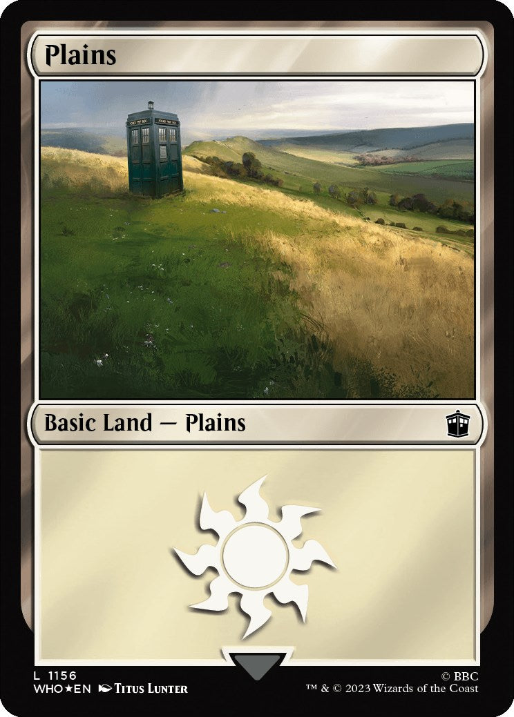 Plains (1156) (Surge Foil) [Doctor Who] | Pegasus Games WI