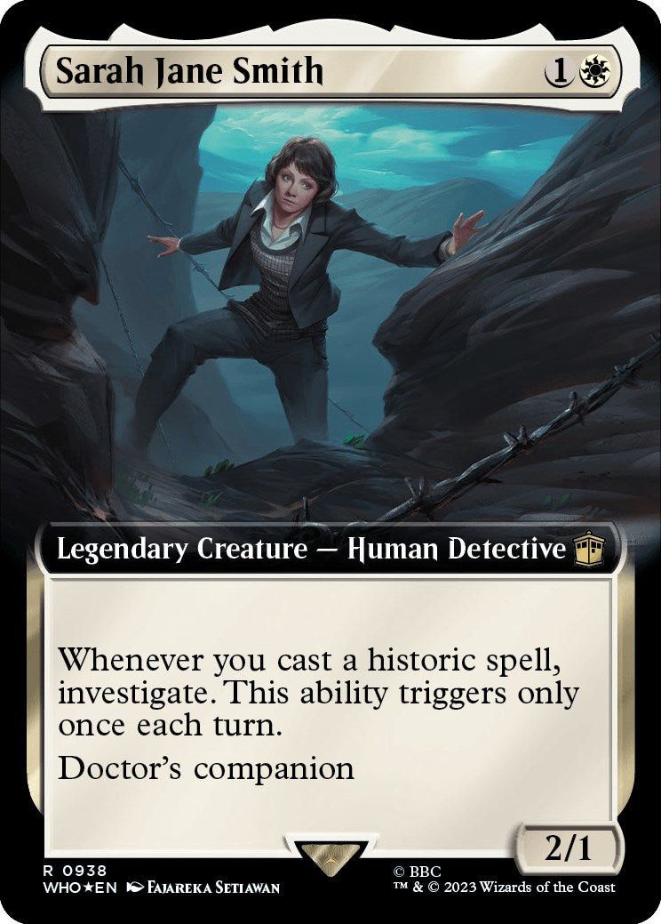 Sarah Jane Smith (Extended Art) (Surge Foil) [Doctor Who] | Pegasus Games WI
