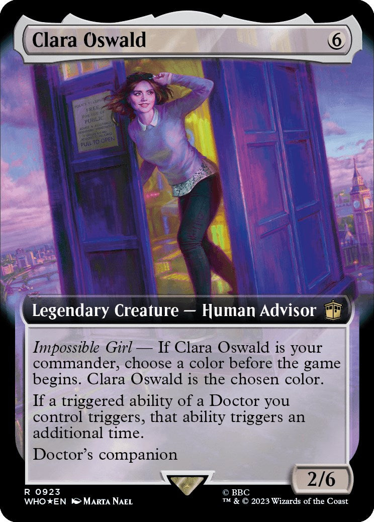 Clara Oswald (Extended Art) (Surge Foil) [Doctor Who] | Pegasus Games WI