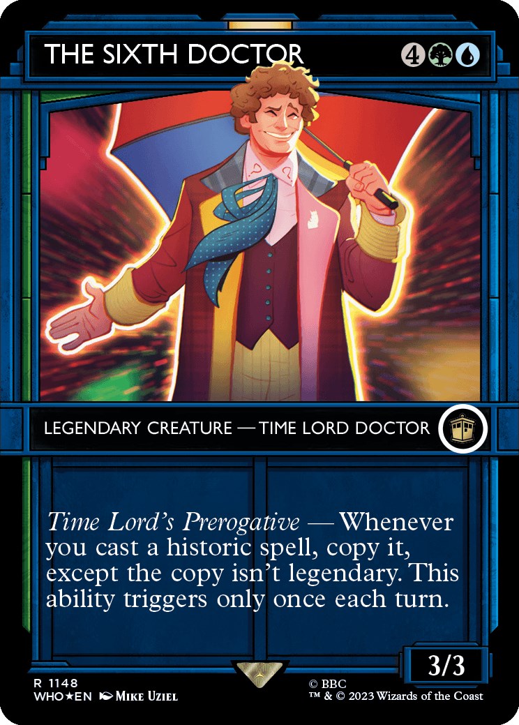 The Sixth Doctor (Showcase) (Surge Foil) [Doctor Who] | Pegasus Games WI