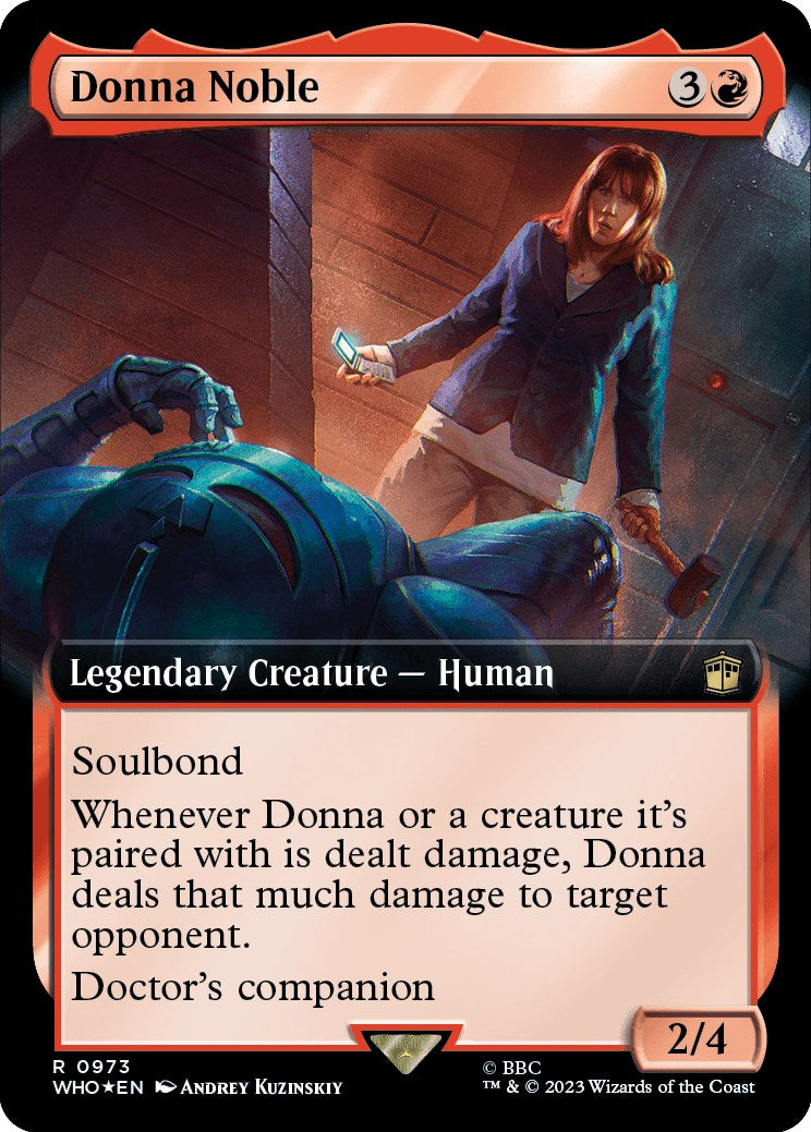 Donna Noble (Extended Art) (Surge Foil) [Doctor Who] | Pegasus Games WI