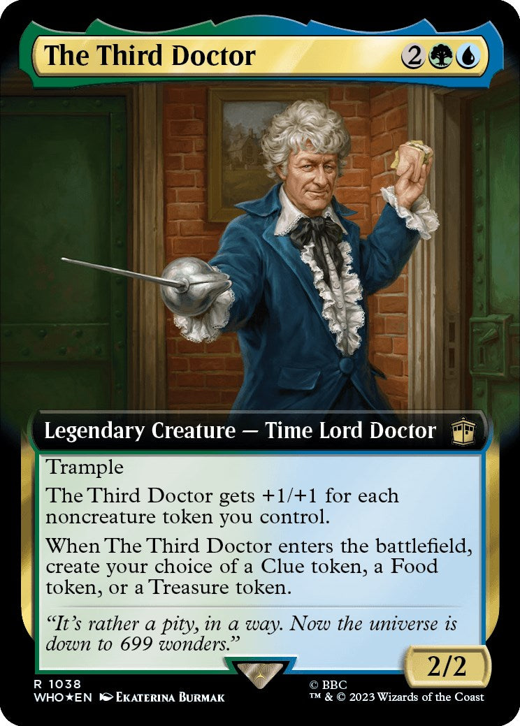 The Third Doctor (Extended Art) (Surge Foil) [Doctor Who] | Pegasus Games WI