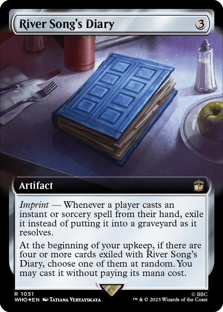 River Song's Diary (Extended Art) (Surge Foil) [Doctor Who] | Pegasus Games WI