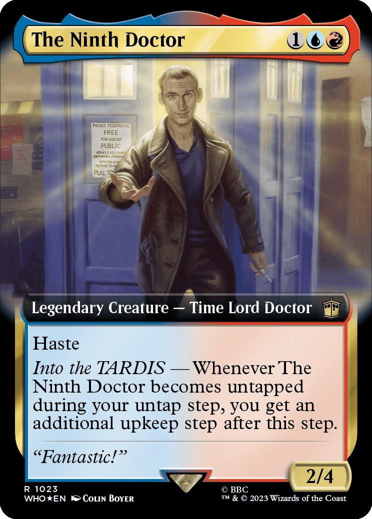 The Ninth Doctor (Extended Art) (Surge Foil) [Doctor Who] | Pegasus Games WI