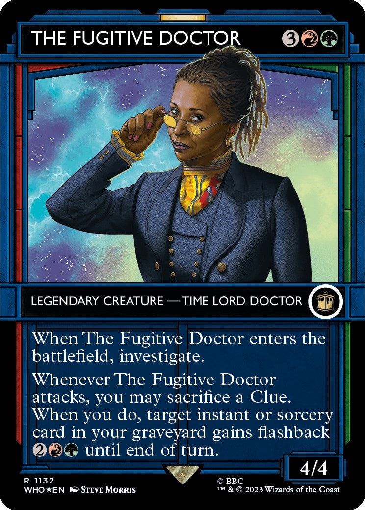 The Fugitive Doctor (Showcase) (Surge Foil) [Doctor Who] | Pegasus Games WI
