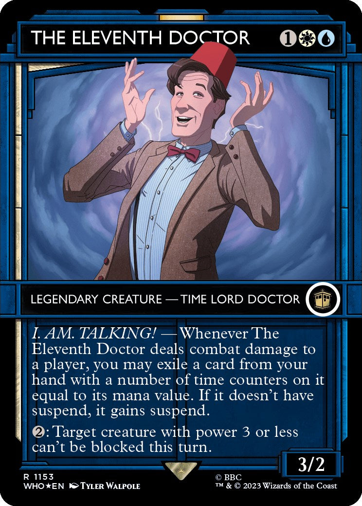 The Eleventh Doctor (Showcase) (Surge Foil) [Doctor Who] | Pegasus Games WI