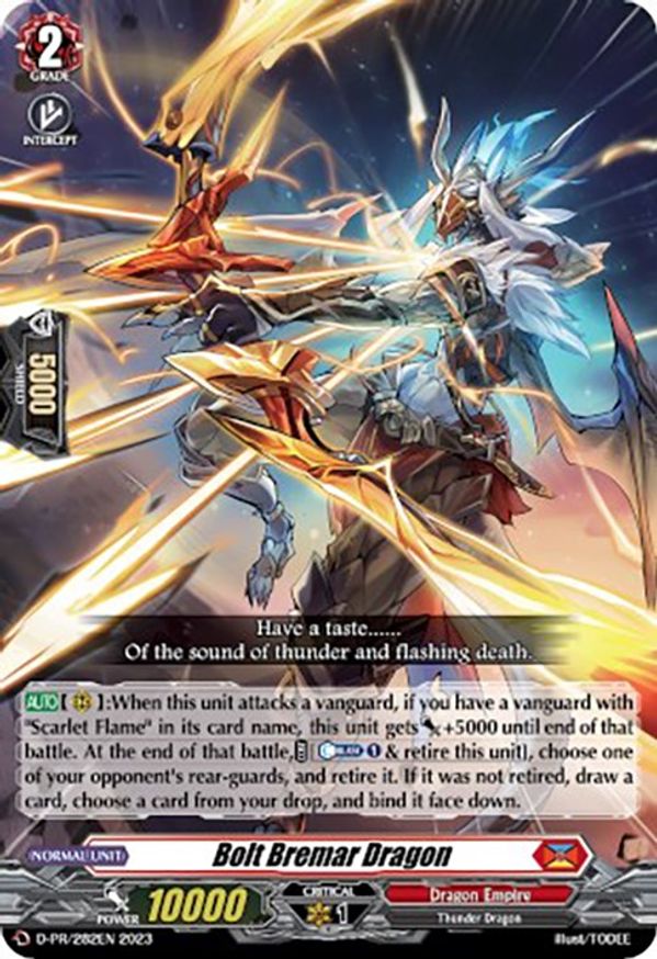 Bolt Bremar Dragon (D-PR/282) [D Promo Cards] | Pegasus Games WI