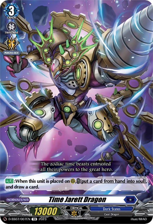 Time Jarett Dragon (D-SS07/007EN) [Trial Deck 7: Descendants of the Marine Emperor] | Pegasus Games WI