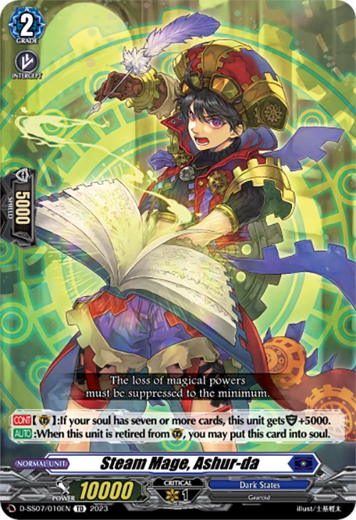 Steam Mage, Ashur-da (D-SS07/010EN) [Trial Deck 7: Descendants of the Marine Emperor] | Pegasus Games WI