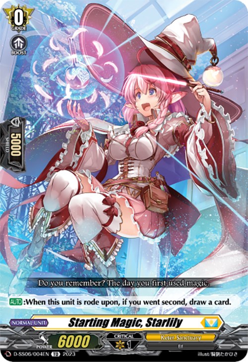 Starting Magic, Starlily (D-SS06/004EN) [Trial Deck 6: Resonance of Thunder Dragon] | Pegasus Games WI