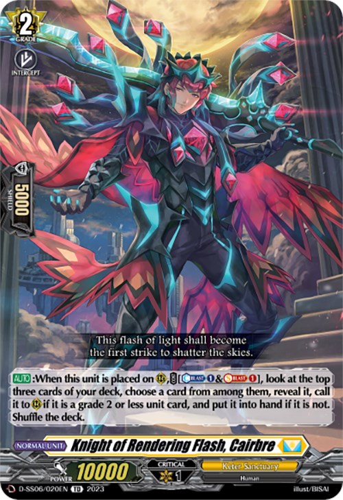 Knight of Rendering Flash, Cairbre (D-SS06/020EN) [Trial Deck 6: Resonance of Thunder Dragon] | Pegasus Games WI
