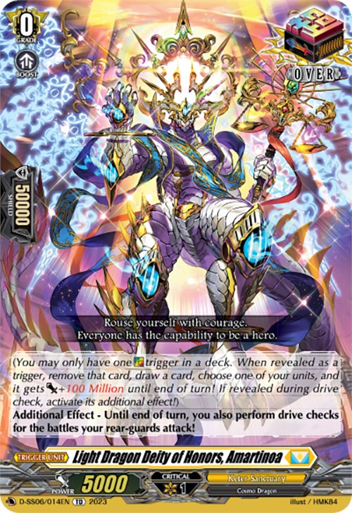 Light Dragon Deity of Honors, Amartinoa (D-SS06/014EN) [Trial Deck 6: Resonance of Thunder Dragon] | Pegasus Games WI