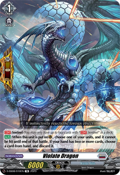 Violate Dragon (D-SS08/010EN) [D-SS05: Festival Booster 2023] | Pegasus Games WI