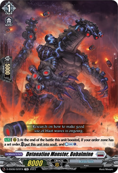 Detonation Monster, Bobalmine (D-SS08/022EN) [D-SS05: Festival Booster 2023] | Pegasus Games WI