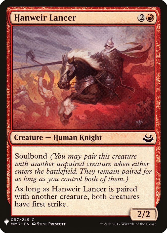 Hanweir Lancer [Mystery Booster] | Pegasus Games WI
