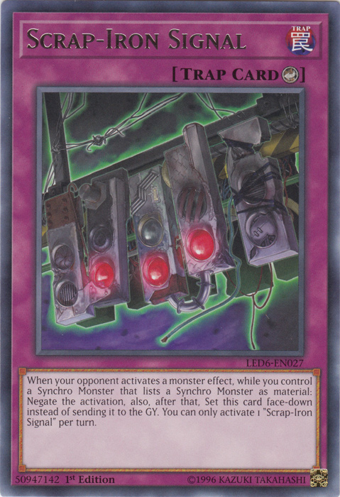 Scrap-Iron Signal [LED6-EN027] Rare | Pegasus Games WI