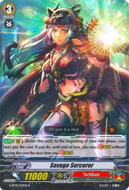 Savage Sorcerer (G-BT10/031EN) [Raging Clash of the Blade Fangs] | Pegasus Games WI