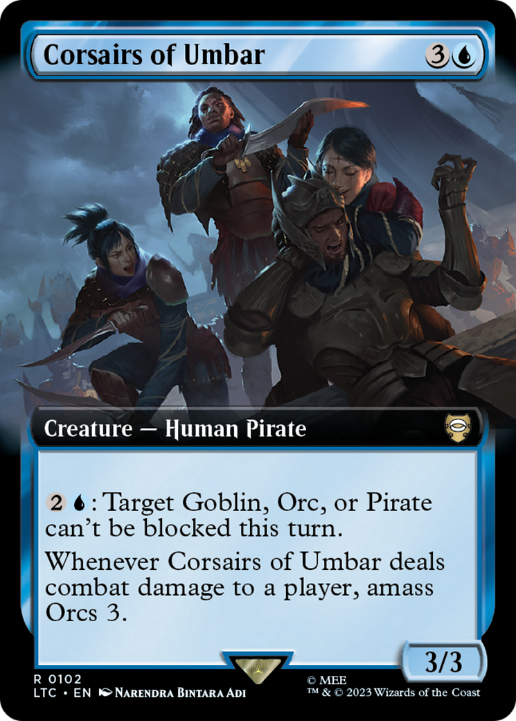 Corsairs of Umbar (Extended Art) [The Lord of the Rings: Tales of Middle-Earth Commander] | Pegasus Games WI