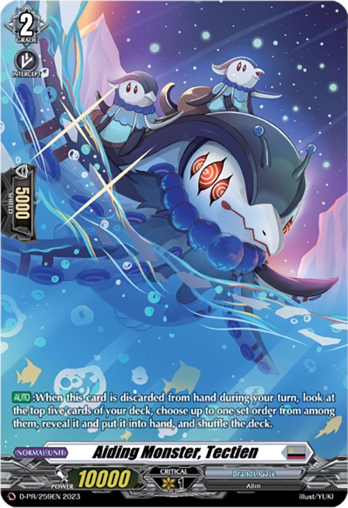 Aiding Monster, Tectien (D-PR/259EN) [Promo Cards] | Pegasus Games WI