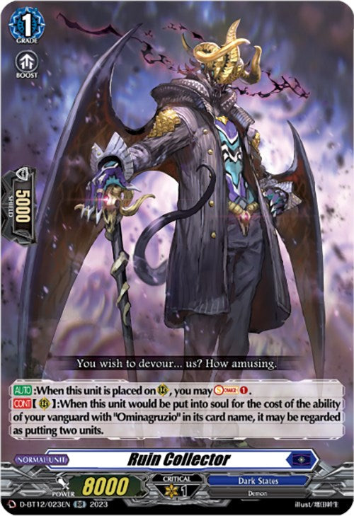 Ruin Collector (D-BT12/023EN) [Evenfall Onslaught] | Pegasus Games WI