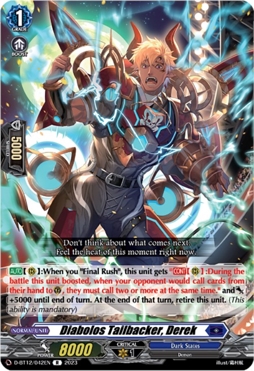 Diabolos Tailbacker, Derek (D-BT12/042EN) [Evenfall Onslaught] | Pegasus Games WI