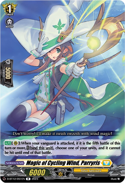 Magic of Cycling Wind, Parryris (D-BT12/051EN) [Evenfall Onslaught] | Pegasus Games WI
