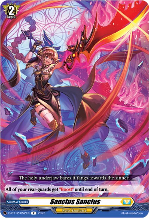 Sanctus Sanctus (D-BT12/052EN) [Evenfall Onslaught] | Pegasus Games WI