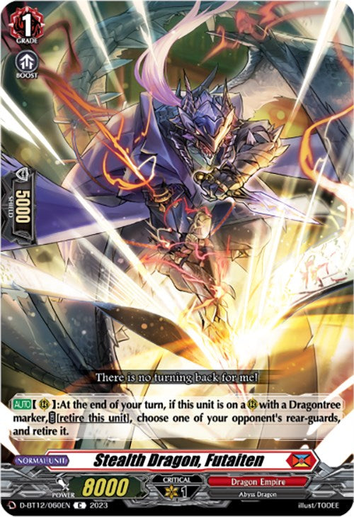 Stealth Dragon, Futaiten (D-BT12/060EN) [Evenfall Onslaught] | Pegasus Games WI