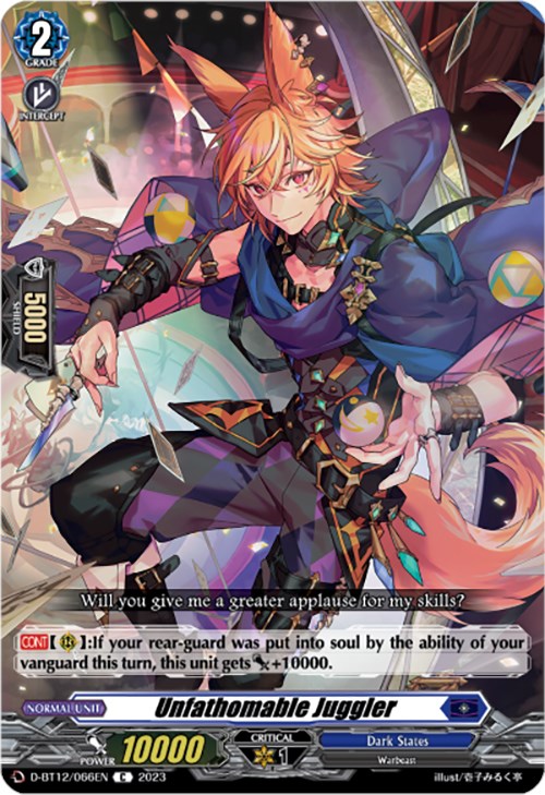 Unfathomable Juggler (D-BT12/066EN) [Evenfall Onslaught] | Pegasus Games WI