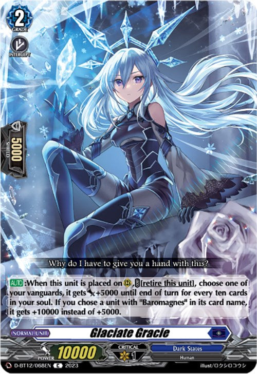 Glaciate Gracie (D-BT12/068EN) [Evenfall Onslaught] | Pegasus Games WI