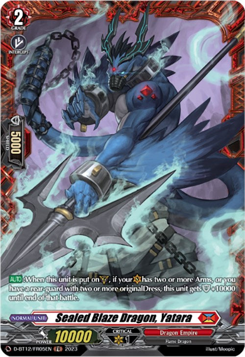 Sealed Blaze Dragon, Yatara (D-BT12/FR05EN) [Evenfall Onslaught] | Pegasus Games WI