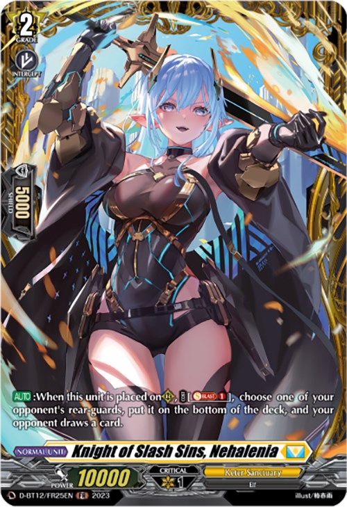 Knight of Slash Sins, Nehalenia (D-BT12/FR25EN) [Evenfall Onslaught] | Pegasus Games WI