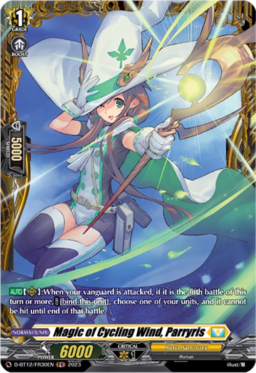 Magic of Cycling Wind, Parryris (D-BT12/FR30EN) [Evenfall Onslaught] | Pegasus Games WI