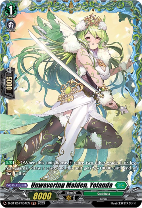 Unwavering Maiden, Yolanda (D-BT12/FR34EN) [Evenfall Onslaught] | Pegasus Games WI