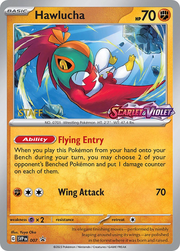 Hawlucha (007) [Staff] [Scarlet & Violet 151] | Pegasus Games WI